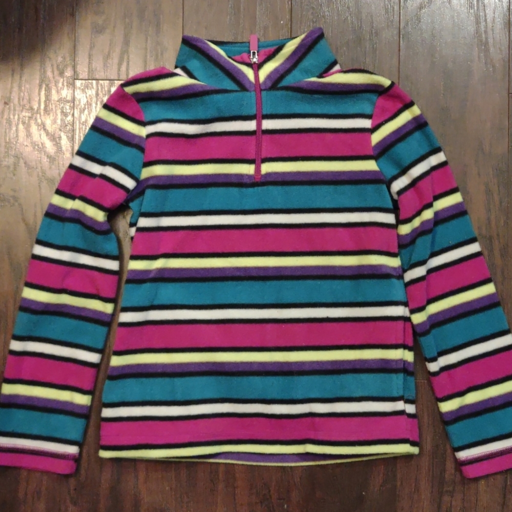 🌼Danskin Now girls 1/4 zip fleece SZ 7/8